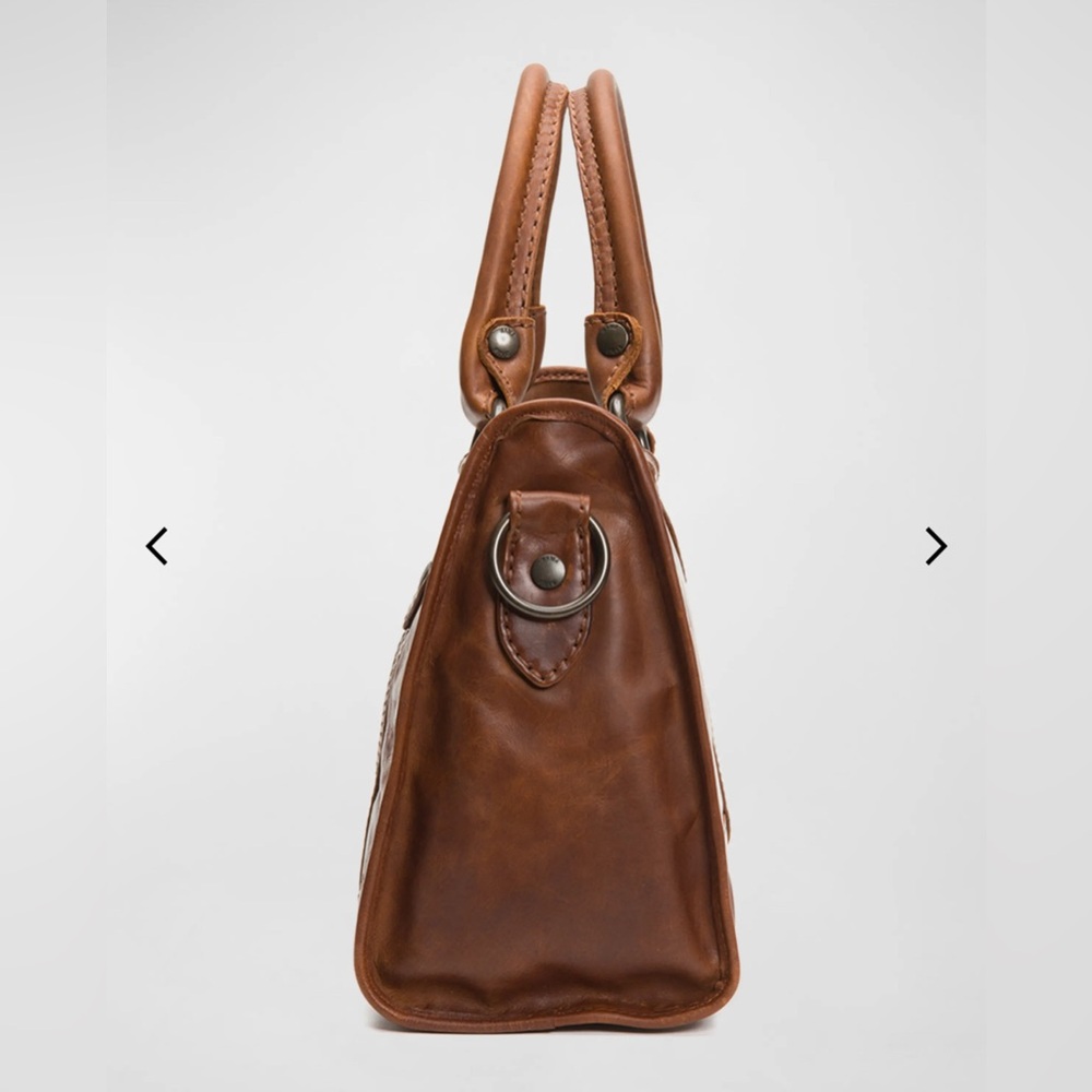 Frye Brown Leather Satchel - Picture 4 of 5